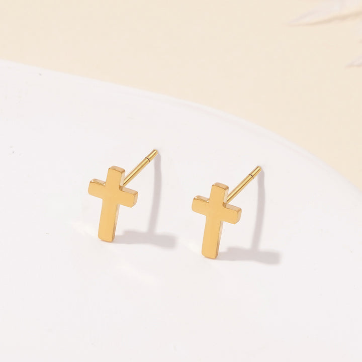 Children's Cross Earrings