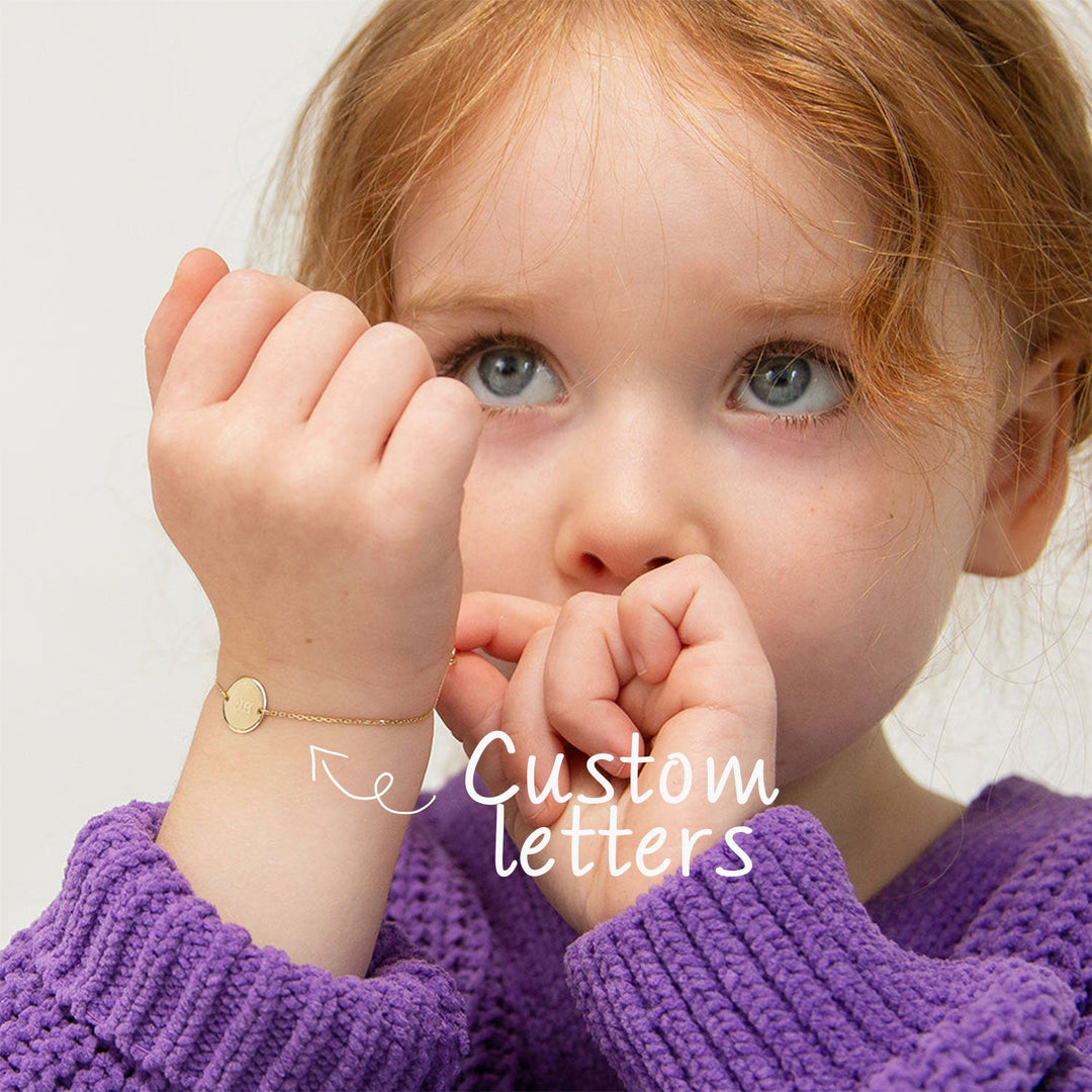 Engravable Children's Initials Bracelet