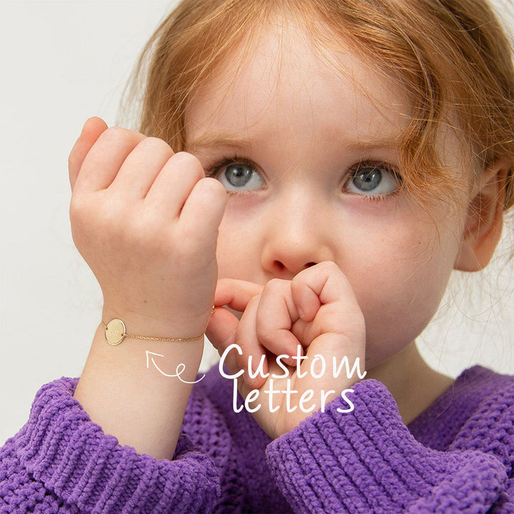 Engravable Children's Initials Bracelet