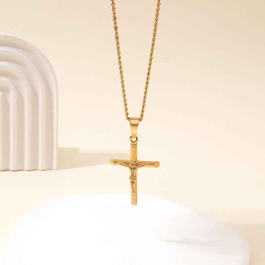 Sterling Silver Cross Kids Necklace