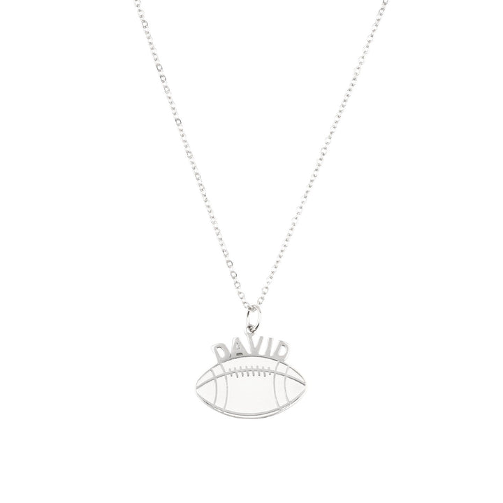 Personalized Baseball Name Boys Necklace