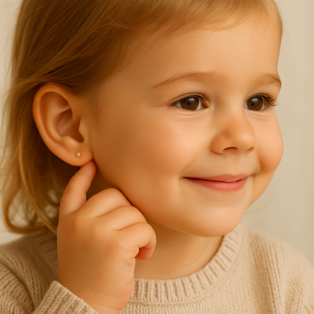 Children's Pearl Earrings