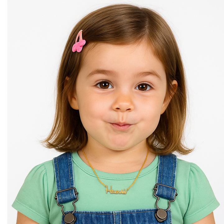 Crown Baby Name Bracelet and Necklace
