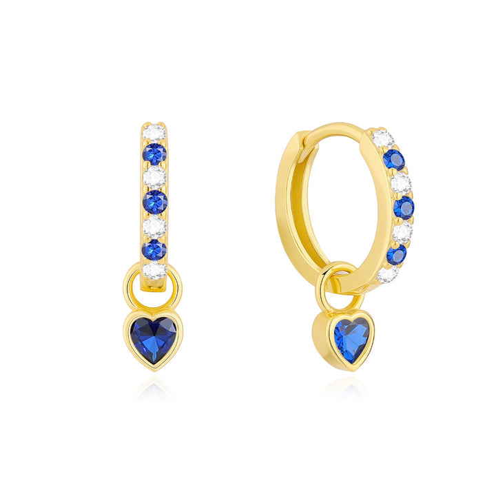 Children's Birthstone Huggie Earrings