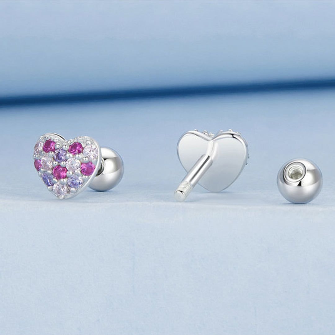 Heart of Crystals Girls Earrings