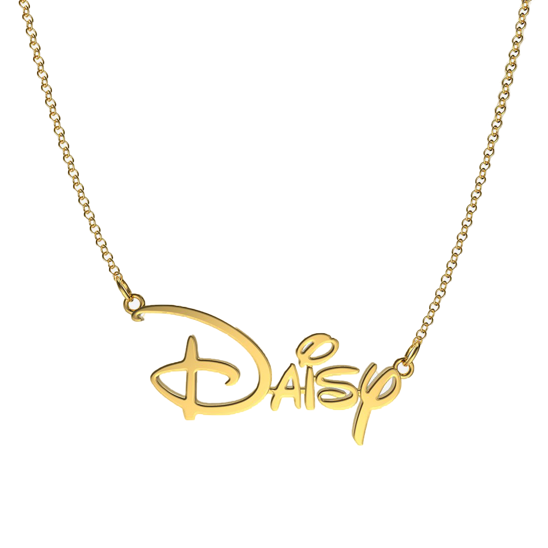 Personalized Princess Style Name Necklace