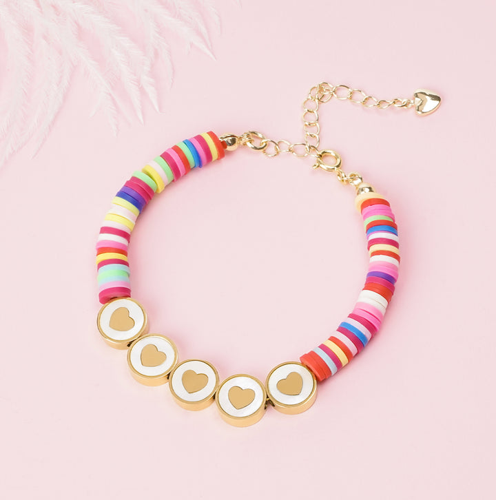 Bracelet personnalisé en argile douce pour enfants 