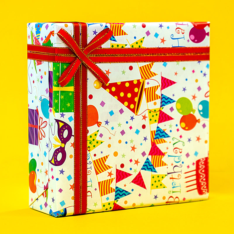 Cartoon Gift Wrapping Paper Set