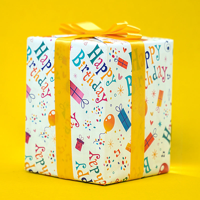 Cartoon Gift Wrapping Paper Set