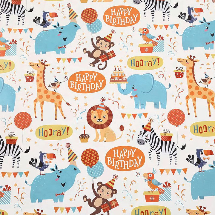 Cartoon Gift Wrapping Paper Set