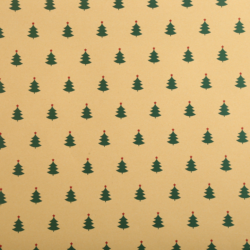 Christmas Gift Wrapping Kraft Paper Set