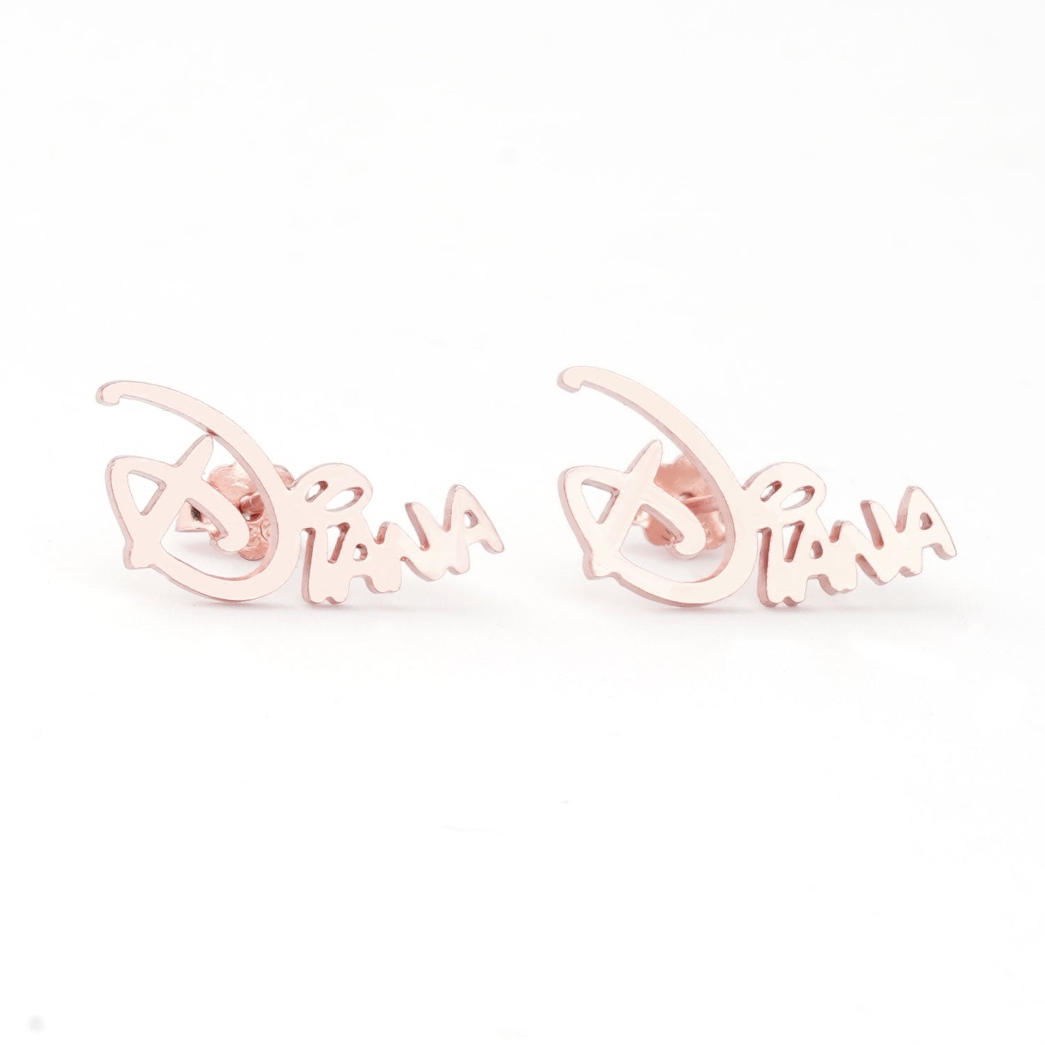 Custom Princess Baby Name Earrings