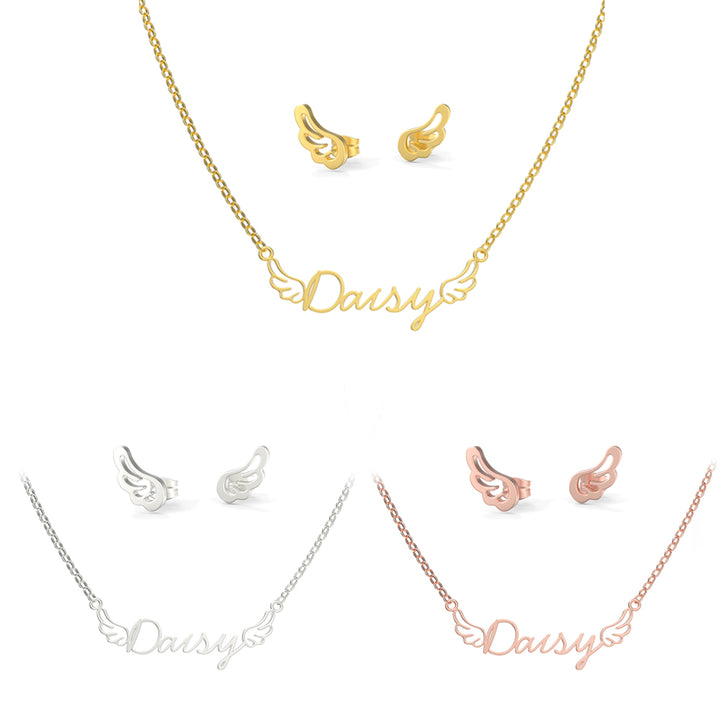 Boucles d'oreilles pour enfants Ailes d'ange