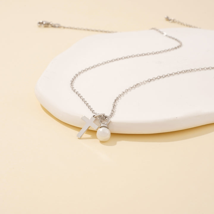 Baby's Christening Cross Necklace