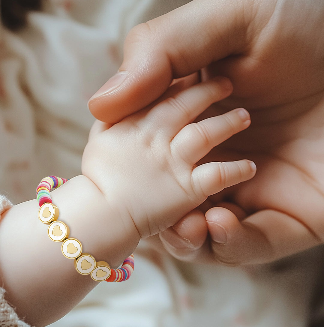 Bracelet personnalisé en argile douce pour enfants 