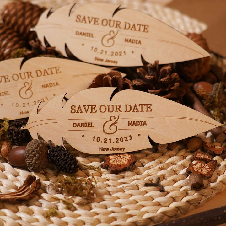 Wooden Vintage Invitations