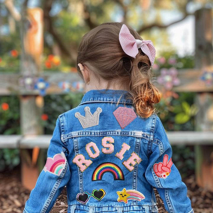 Custom Name Child Patch Jean Jacket