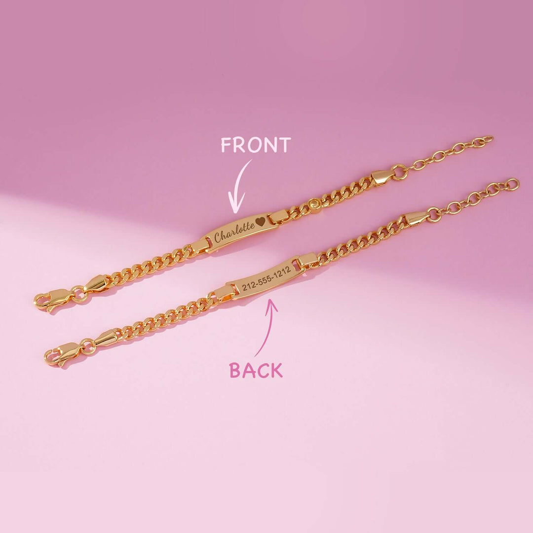 Bracelet prénom pierre de naissance garçon et fille 