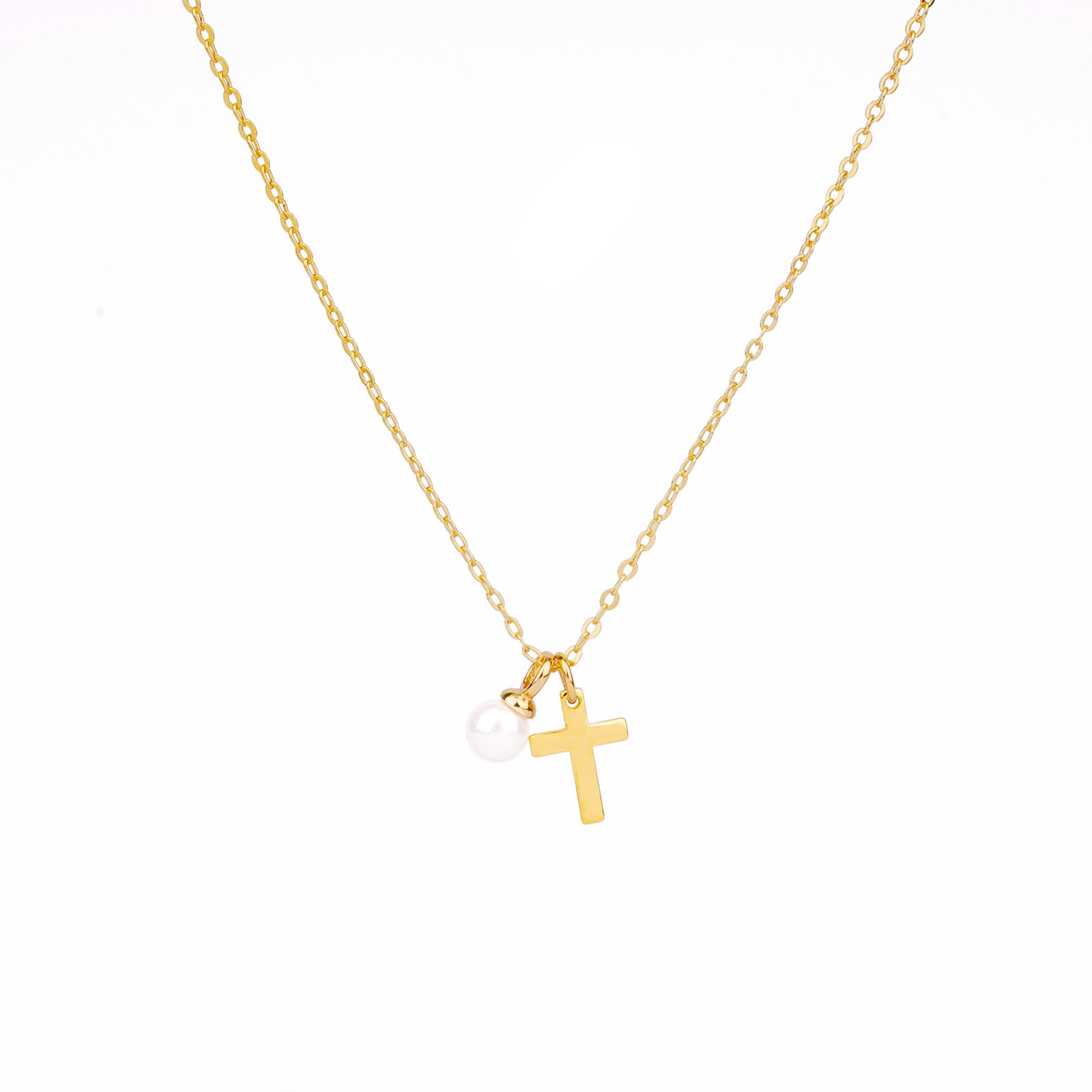 Baby's Christening Cross Necklace