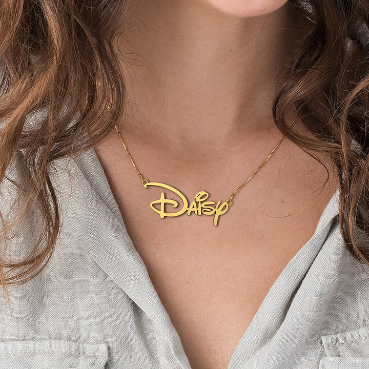 Personalized Princess Style Name Necklace