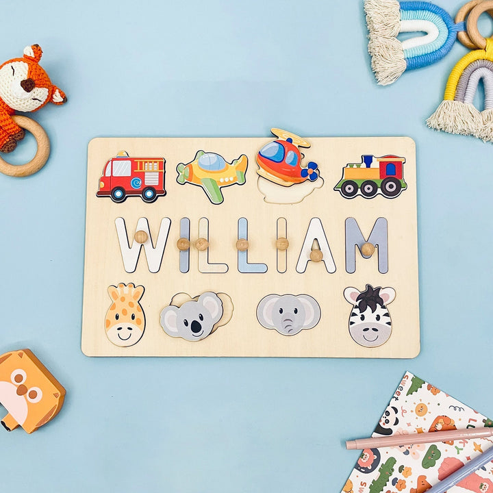 Custom Wooden Name Puzzle For Baby