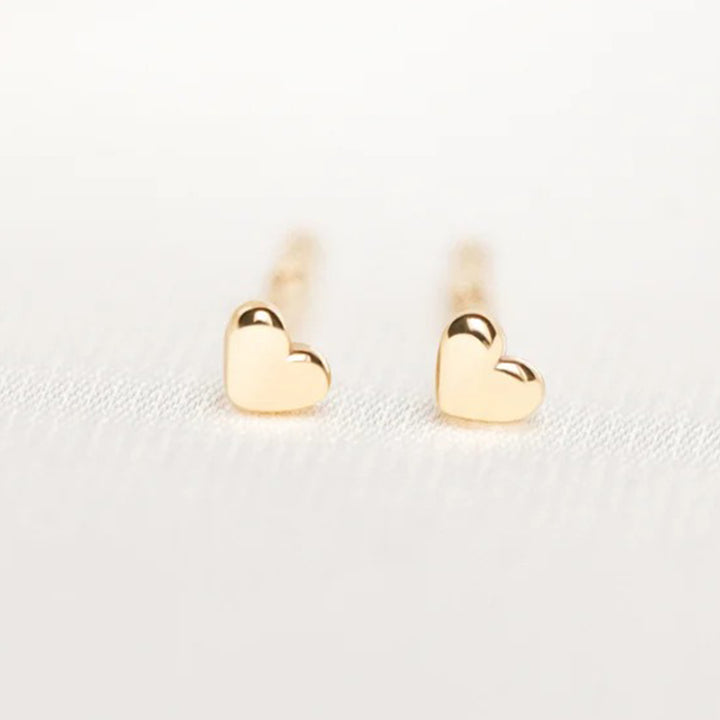 Children's Tiny Heart Stud Earrings