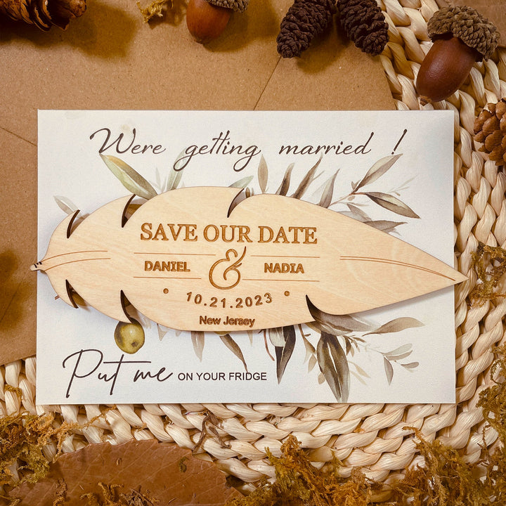 Wooden Vintage Invitations