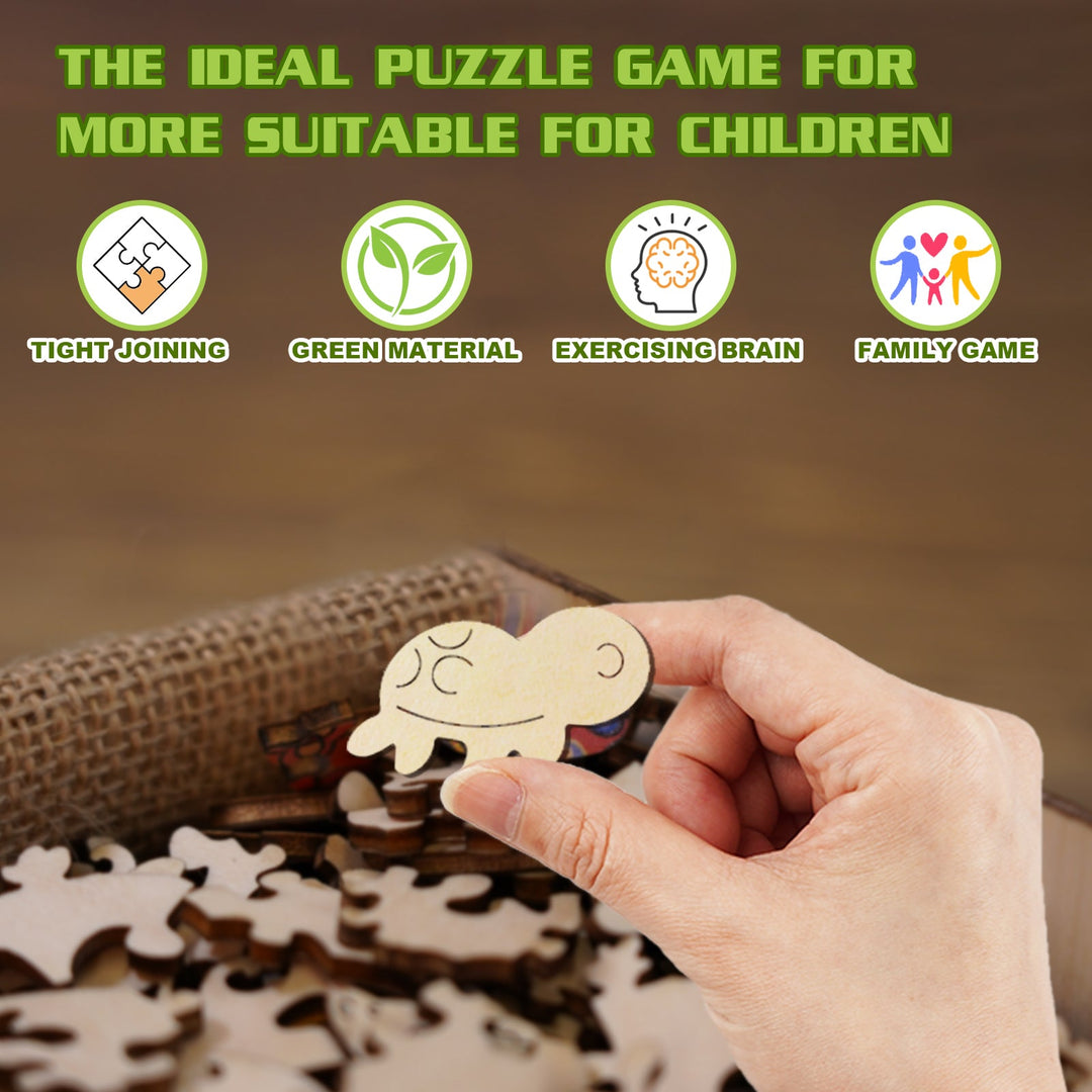 Children's Wooden Puzzle-Turtle