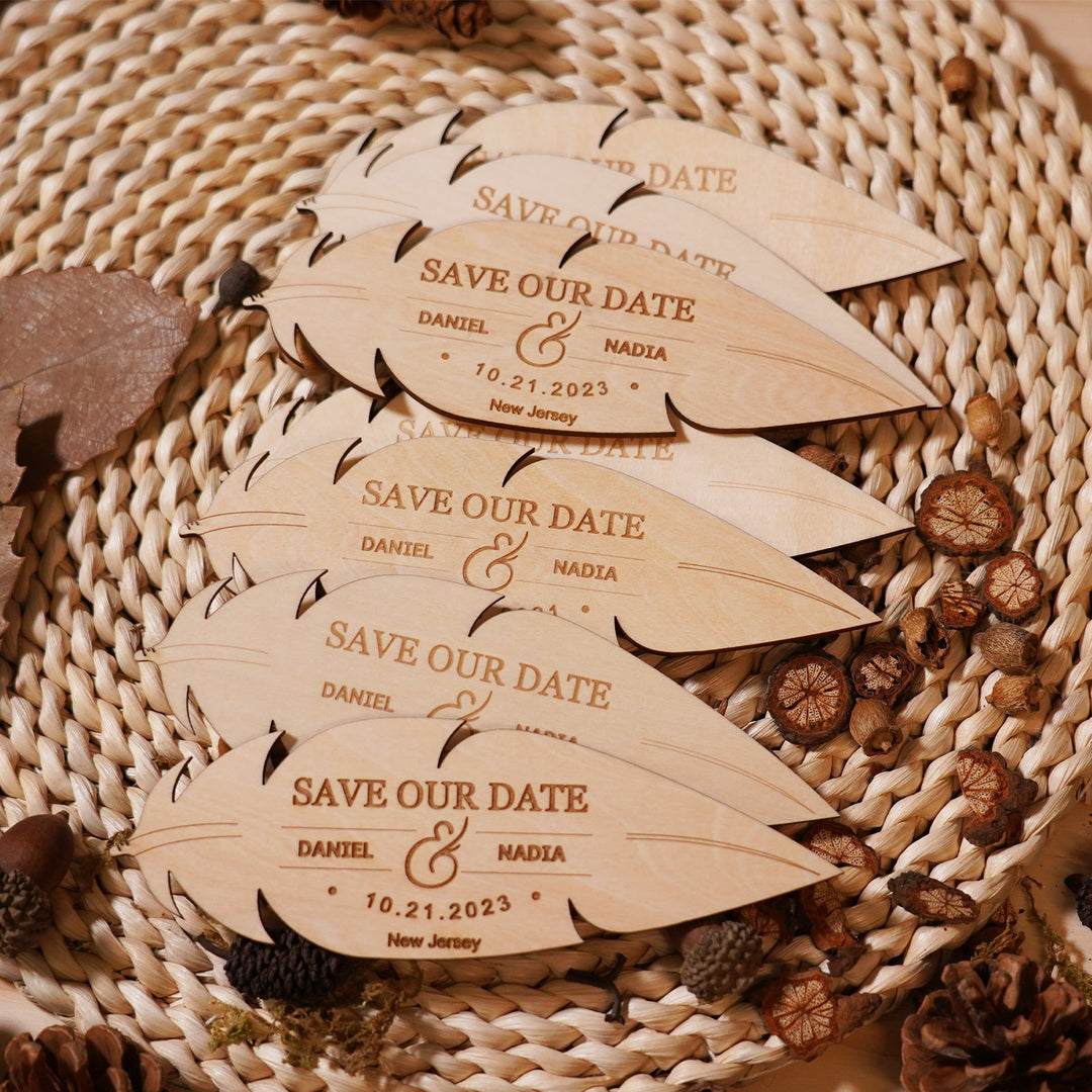 Wooden Vintage Invitations