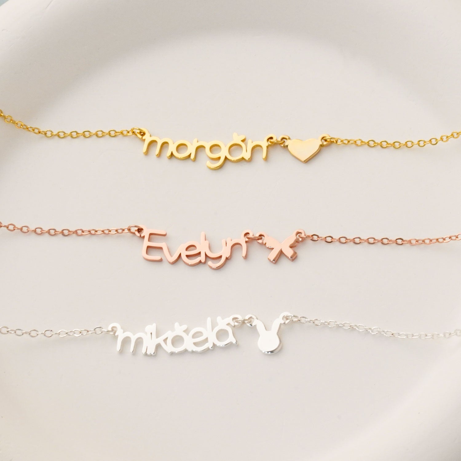 Kids Name Element Necklace