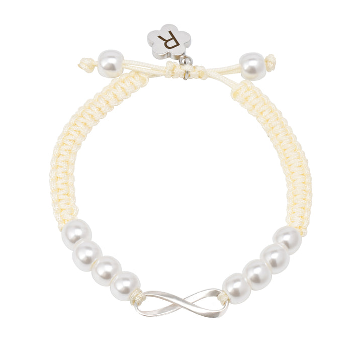 Bracelet bébé personnalisé avec initiales tissées à la main 