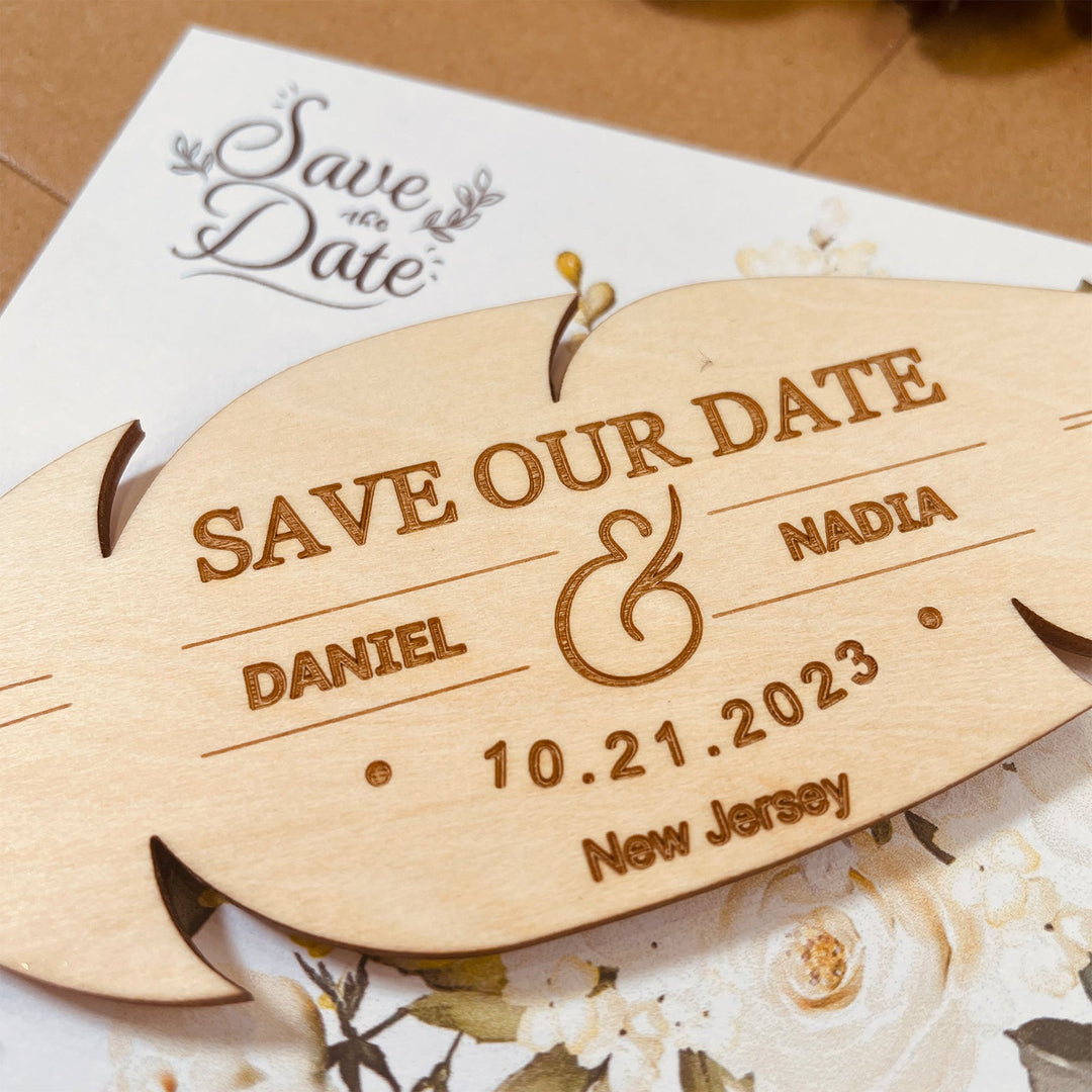 Wooden Vintage Invitations