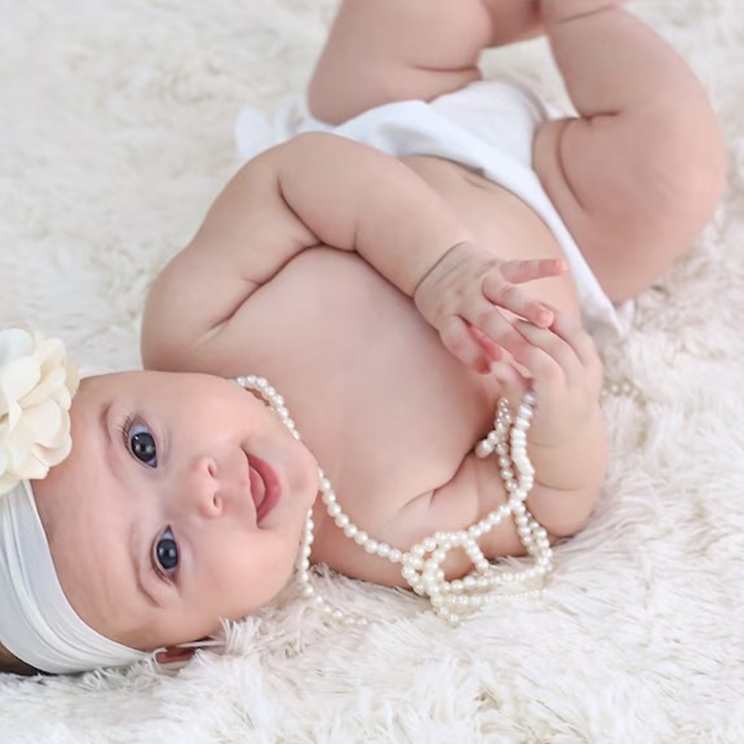 First Pearl Necklace for Baby and Girl