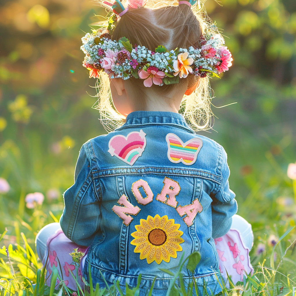 Custom Name Child Patch Jean Jacket