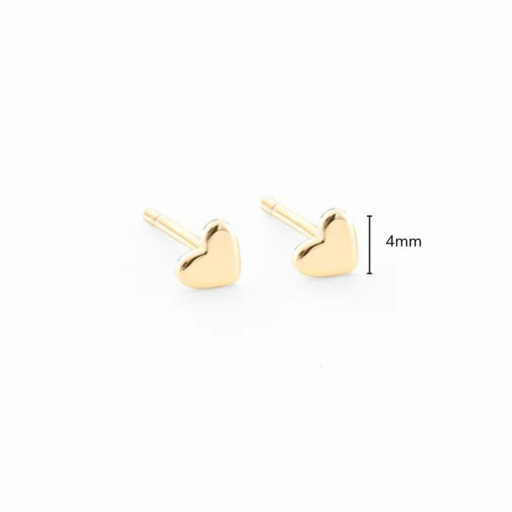 Children's Tiny Heart Stud Earrings