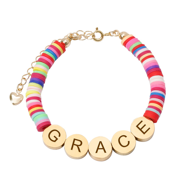 Bracelet personnalisé en argile douce pour enfants 