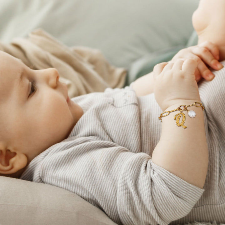 Children's Pearl Initials Bracelets