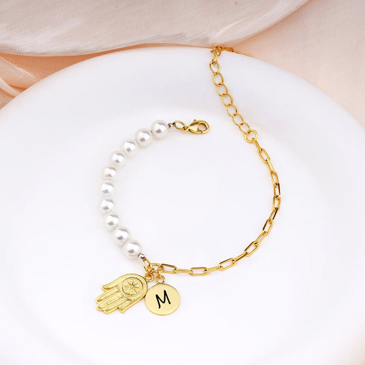 Peraonalized Baby and Girls Initial Bracelet