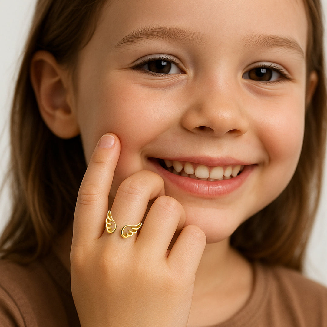 Bague pour enfant Ailes d'ange