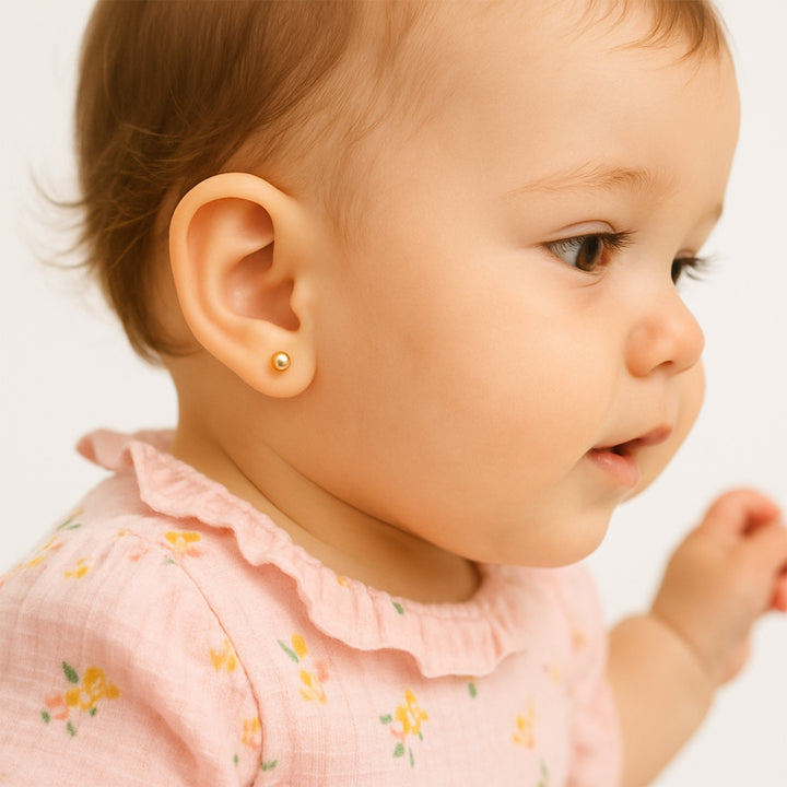Classic Ball Baby Earrings
