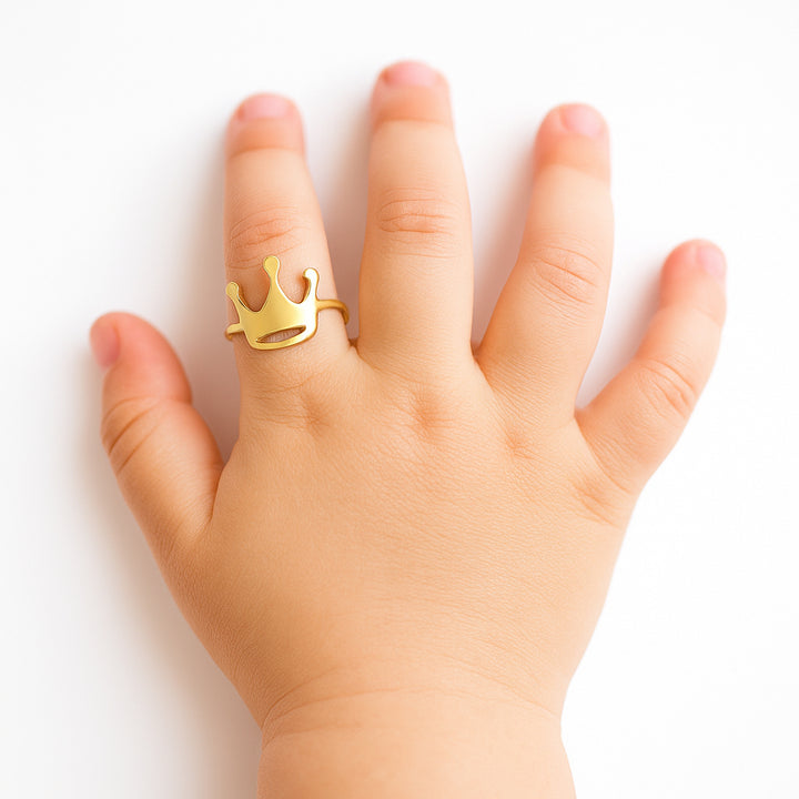 Ensemble de bijoux avec prénom de bébé Crown