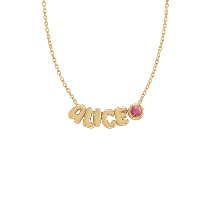 Custom Name Necklace for Mom with Birthstone