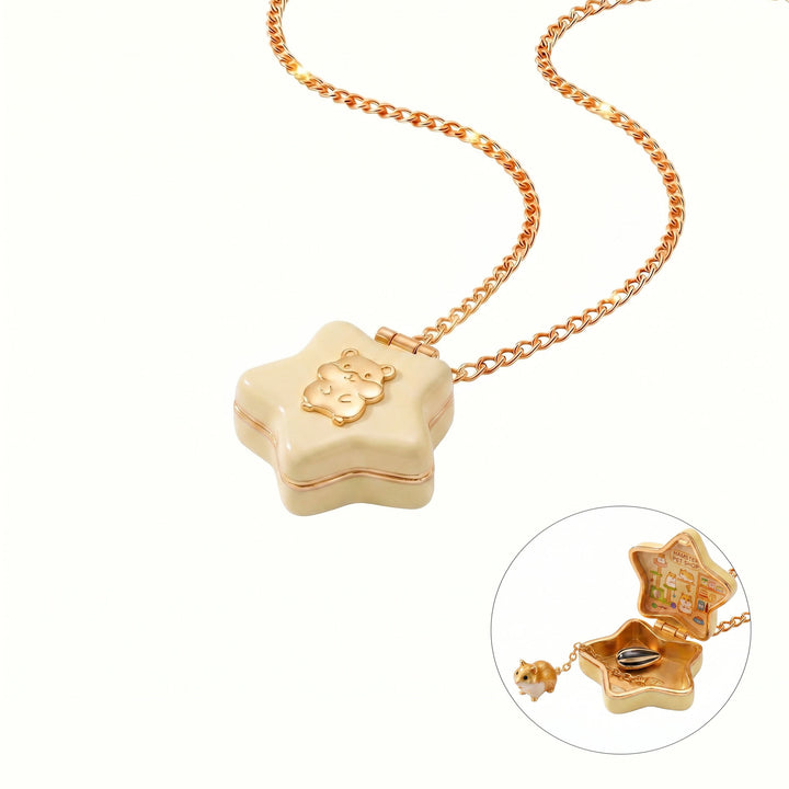 Cute Animal Star Locket Necklace