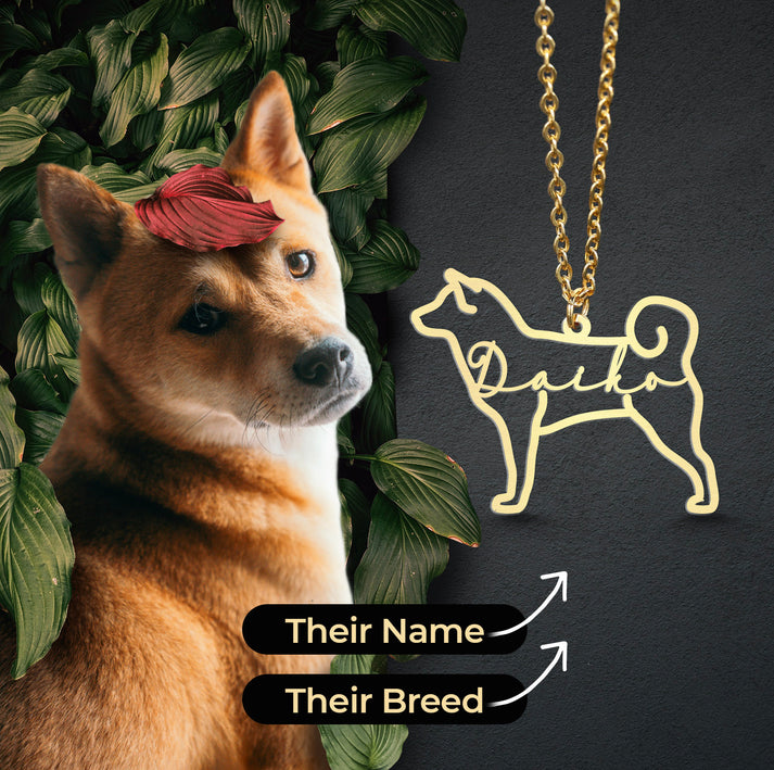 Personalized Necklace With Your Pets Name