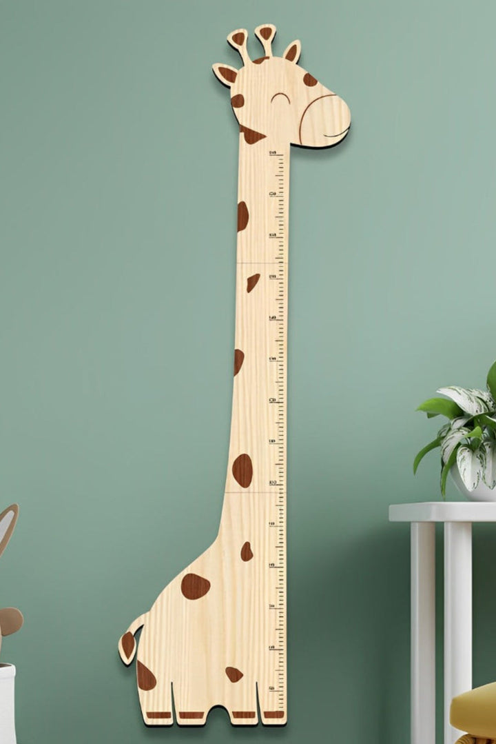 Personalized Wooden Giraffe Growth Chart Height Ruler - Giraffe