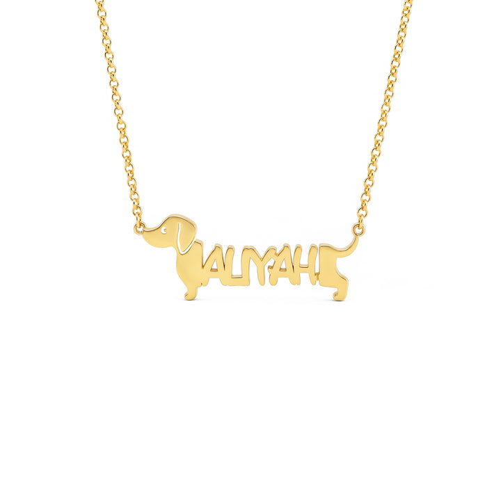 My Little Animal Name Necklace