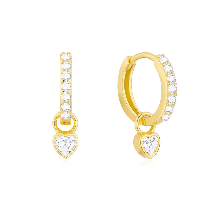 Children's Birthstone Huggie Earrings
