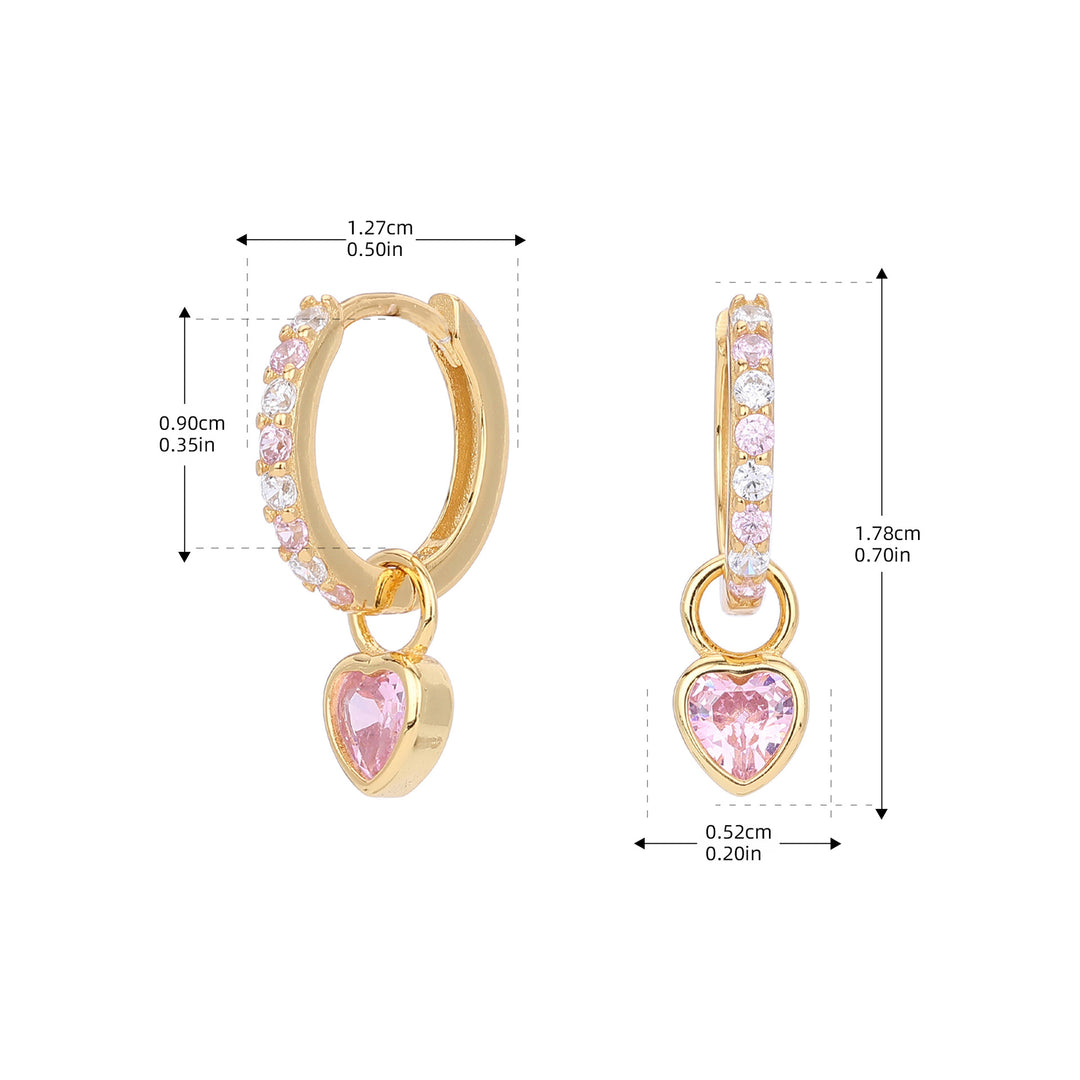 Children's Birthstone Huggie Earrings