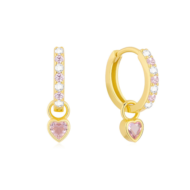 Children's Birthstone Huggie Earrings
