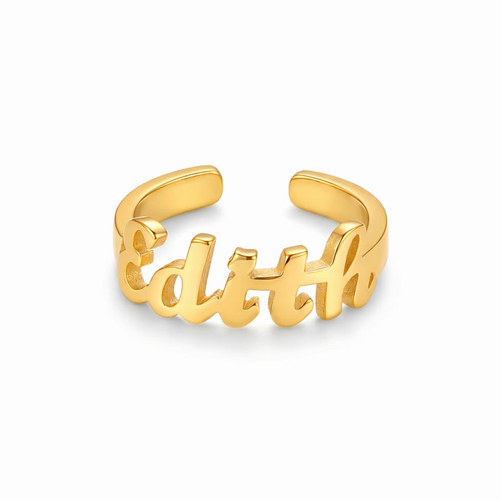 Personalized Baby Name Bracelet & Ring Set
